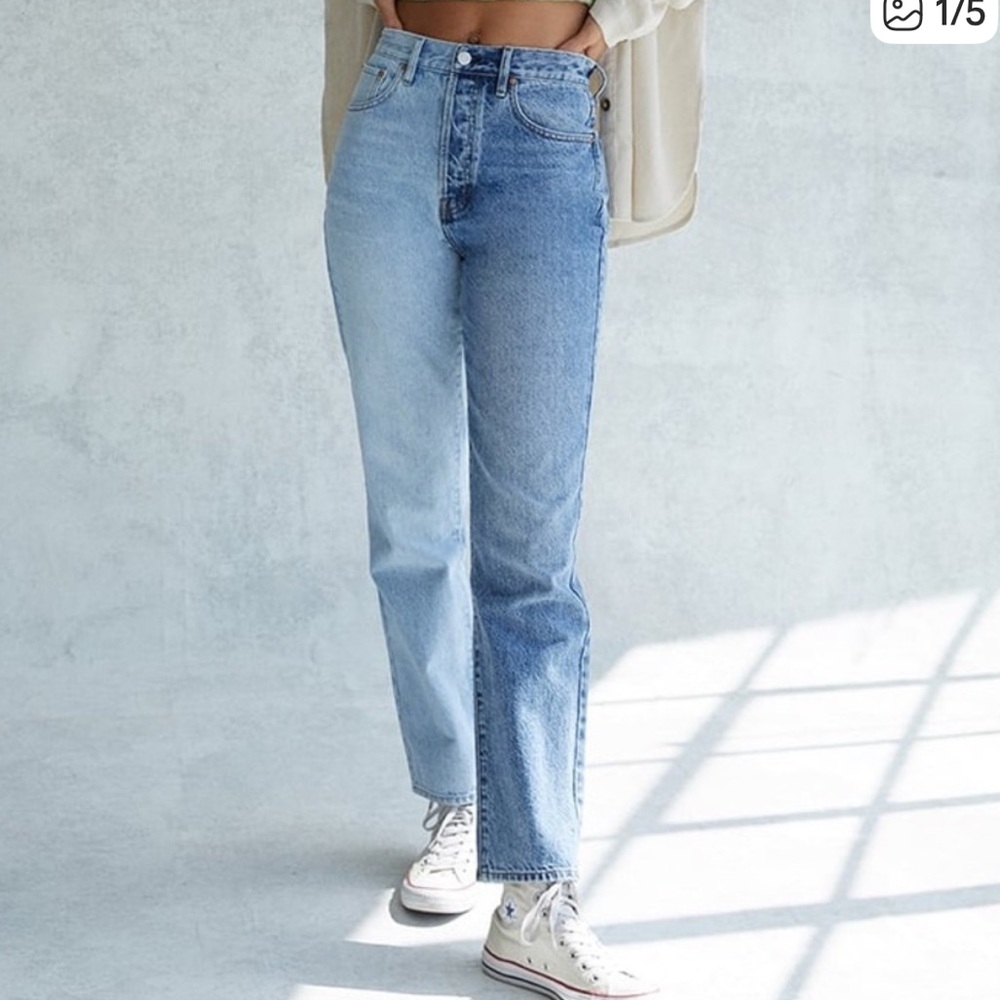 PacSun Two tone dad jeans